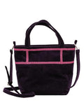 H Pretty Luise Steiner  LUISE & LOIS  Velvet / Leather Bag - German Specialty Imports llc