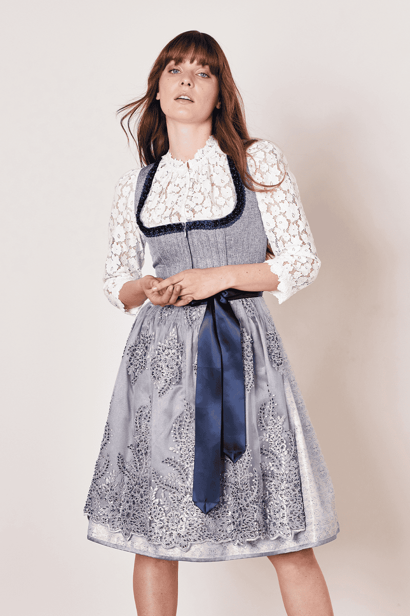 019896-000 Krueger Collection Dirndl Skye Blue 60 cm
