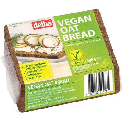 Delba Vegan Oat Bread , Made in Germany - German Specialty Imports llc