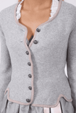 Krueger Elisabelle  knitted Dirndl  jacket - German Specialty Imports llc