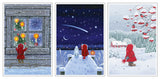 24125 -12469 Advents Calendar Card "God Jul" Tompte with Bullfinch - German Specialty Imports llc