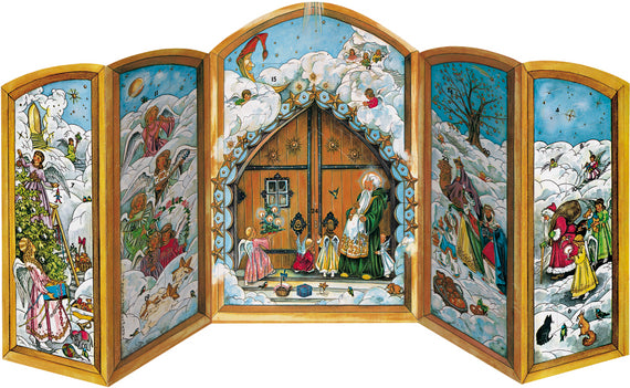 11503 Advents Calendar Christmas Gate foldable - German Specialty Imports llc