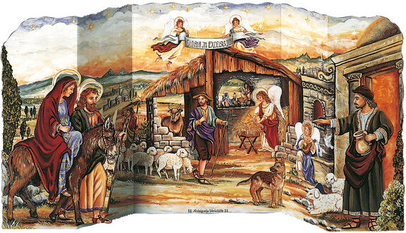 11589 Advents Calendar Looking for refuge ( foldable ) - German Specialty Imports llc