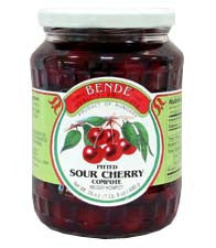 Bende Pitted  Sour Cherry  Sauerkirschen Morello Cherries in Rum - German Specialty Imports llc