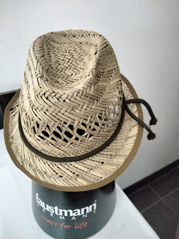 39401  Trilby Straw hat - German Specialty Imports llc