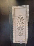 Dessin 83 Weberei Schatz Woven Linen Tablecloth with Bavarian Flower Design in different colors - German Specialty Imports llc