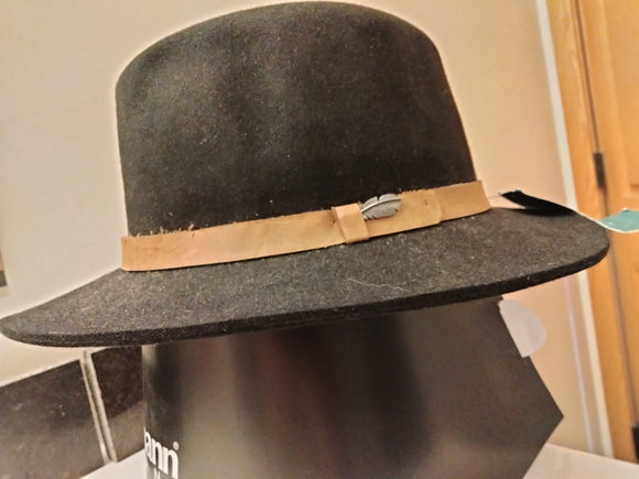1024 300  Faustmann Alpine Hat wide rim - Decore 1588 100 % Hair - German Specialty Imports llc