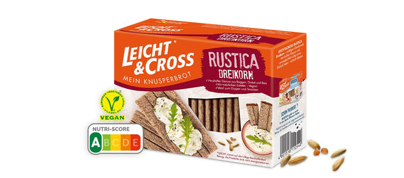 Leicht & Cross  Rustica Dreikorn/ 3- grain Bread  ( Rye, Dinkel and Rice ) - German Specialty Imports llc