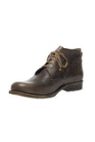 6077 Haferl Shoe Old Grey Nappa Leather  with Leather Sole - German Specialty Imports llc