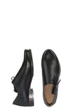 Stockerpoint Watson Haferl Shoe Black waxed Nappa Leather Sole - German Specialty Imports llc