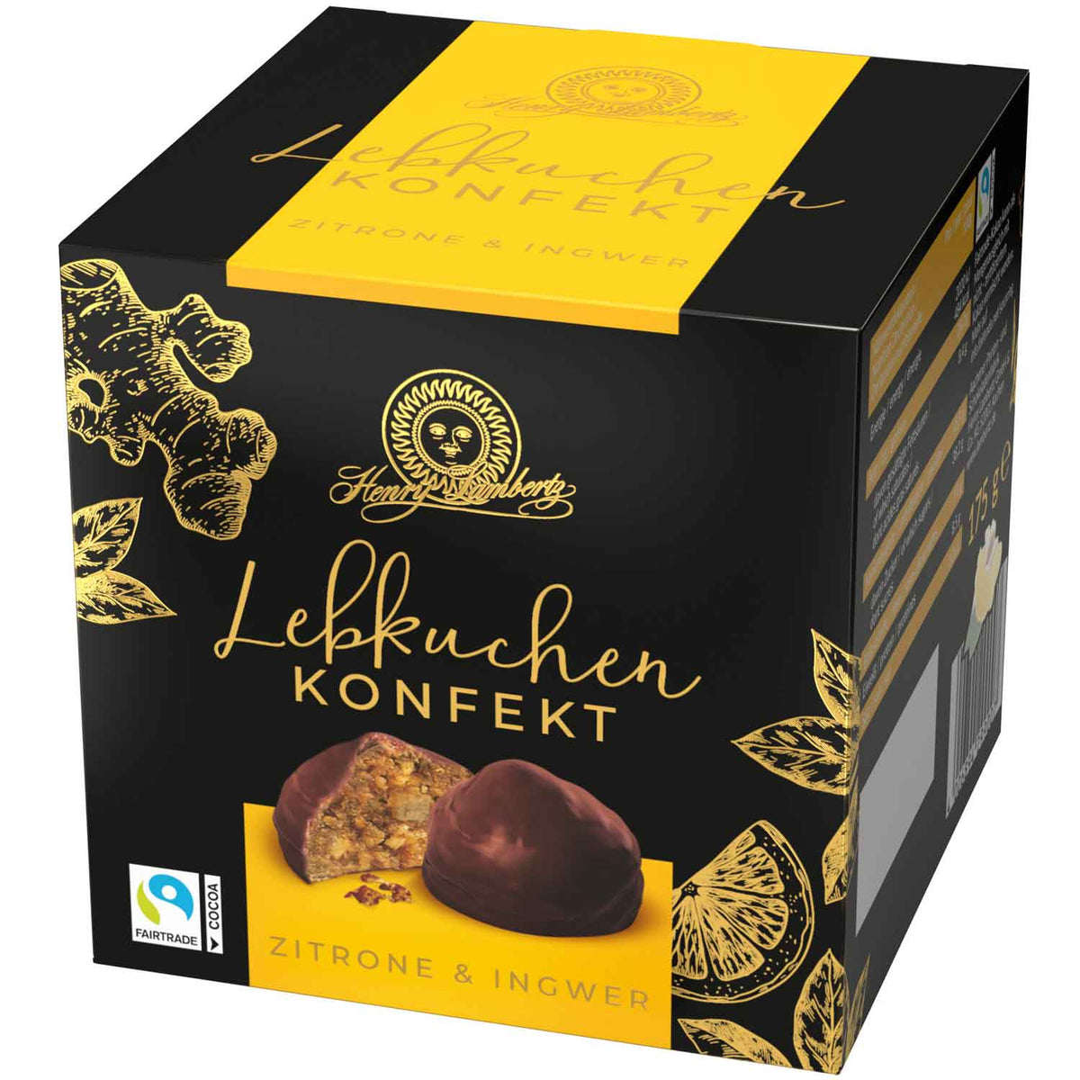 産土 3本セット 297519 Lambertz Lebkuchenkofekt 3 Asst Nut Apple Lemon 6.18 oz
