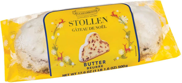 Kuechenmeister 17.6 o Butter Stollen  , Cello PCK Medium Gateau De Noel - German Specialty Imports llc