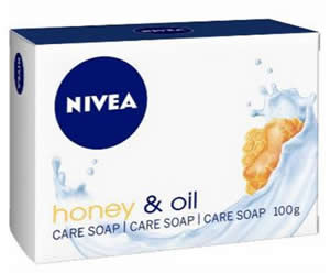 1 NI 9101 Nivea Creme Honey and Oil Bar Soap 3.5 oz