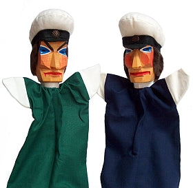 Sievers Hahn Traffic  Police Hand Carved Glove Hand Puppet - German Specialty Imports llc
