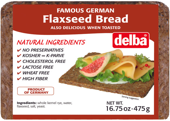Delba Flax Seed Bread - German Specialty Imports llc