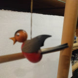Hand Made Wooden Bird Ornament - German Specialty Imports llc