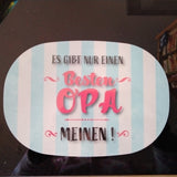 Cutting  Board Es gibt nur einen Besten Opa Meinen !    Breakfast Board  Oval - German Specialty Imports llc