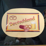 Cutting  Board Deutschland / Germany  Breakfast Board  Square/ Oval - German Specialty Imports llc