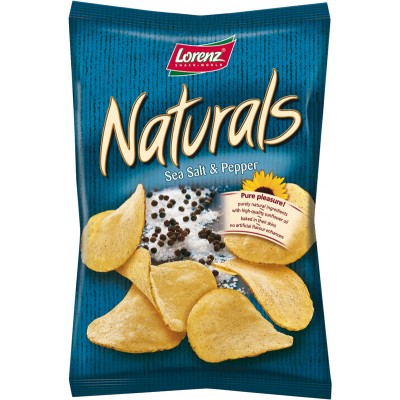 Lorenz Sea Salt And Pepper Natural Chips Snacks - German Specialty Imports llc