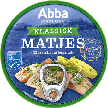 Abba Classic  Matjes Herring Fillets 7.584  oz BB Date 6.14.23 - German Specialty Imports llc