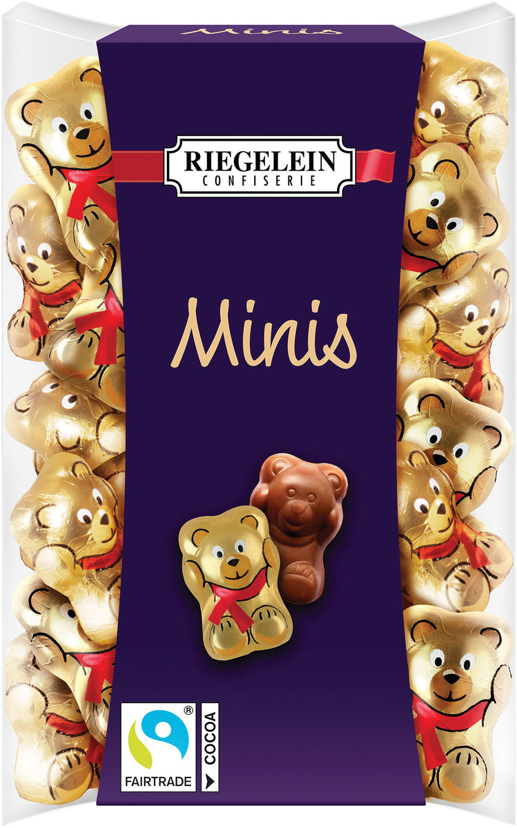239640 C 11403 Riegelein Mini Solid Bears Chocolates Acetate 3.53