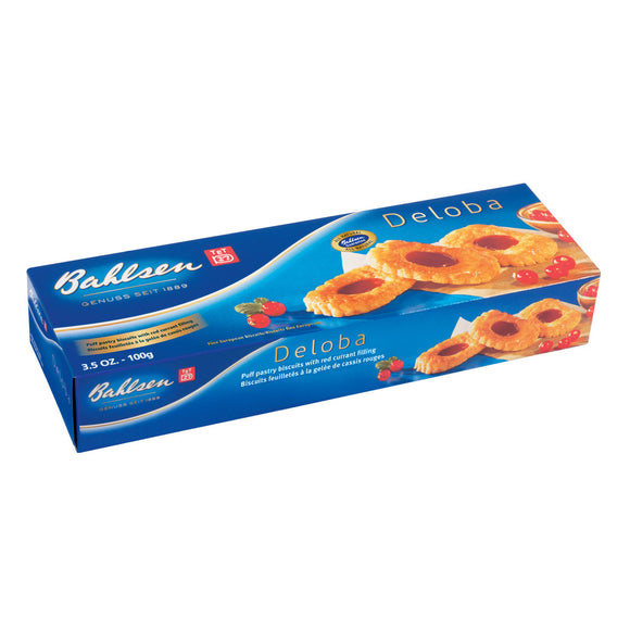 Bahlsen Deloba Red Currant Filled Puff Pastry Cookies - German Specialty Imports llc