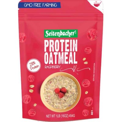 Seitenbacher Protein Oatmeal Raspberry - German Specialty Imports llc