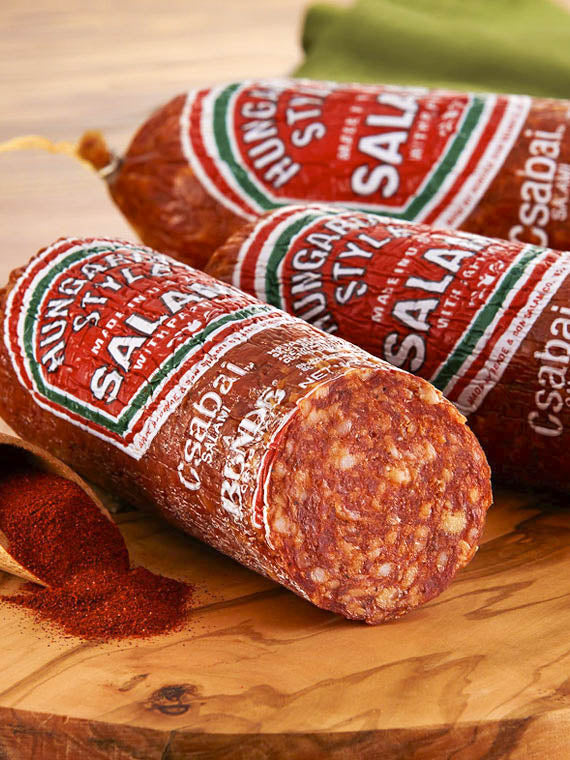 622 Hungarian Style Salami Csabai Sausage / Wurst - German Specialty Imports llc
