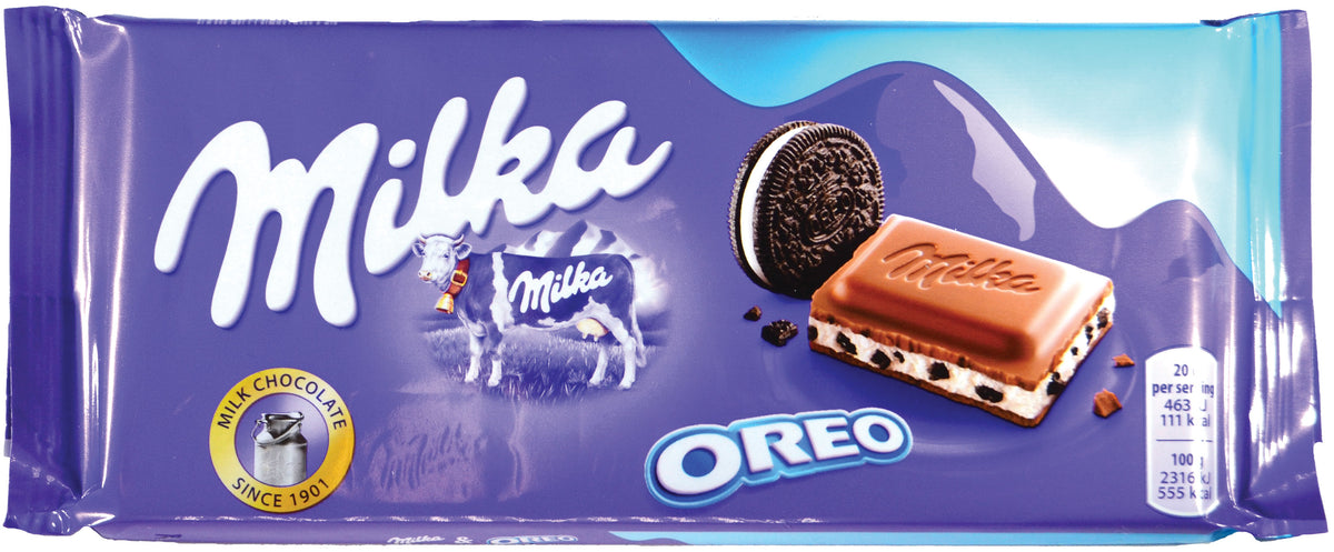 Milka & Oreo Chocolate Bar | Chocolate Bar with Oreo Cookie Pieces in Milk  Cream | 5 x 37 g | Milka | Germany