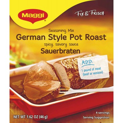 Maggi Sauerbraten German Style Pot Roast Made in Germany BB 06/22 - German Specialty Imports llc