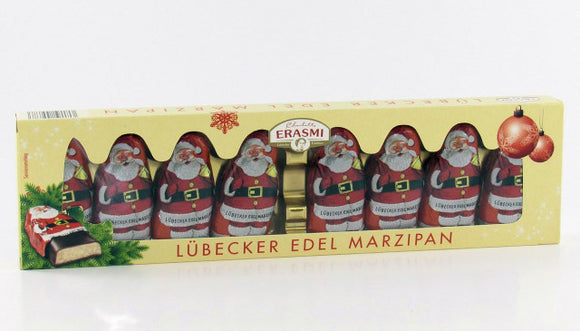 928870 Carstens Erasmi  Chocolate Covered Marzipan Santa Claus 3.5 oz - German Specialty Imports llc