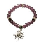 Edelweiss pearl bracelet Fiona small Crystal in different colors - German Specialty Imports llc