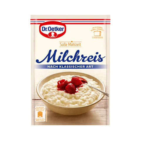 DRSM 7705-70006 Dr Oetker Suesse Mahlzeit MIlchreis Rice pudding - German Specialty Imports llc