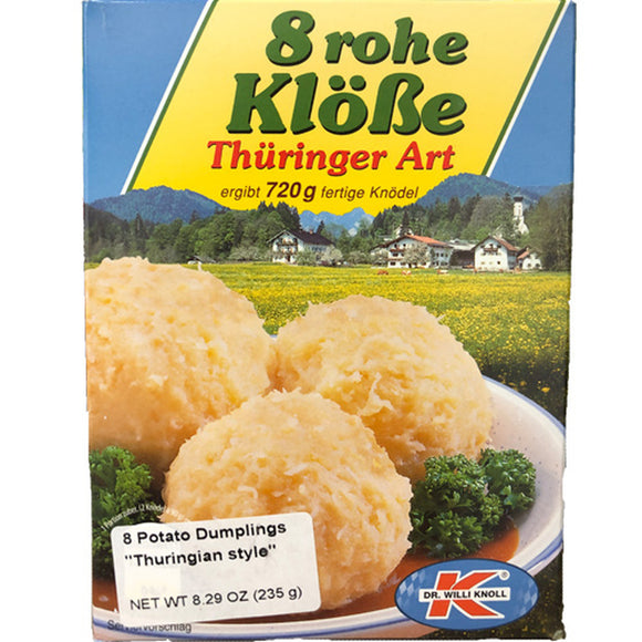 10GE47 Dr. Willi Knoll  8 Raw  Thuringian Way Potato Dumpling Mix - German Specialty Imports llc