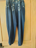 Joggers Sweatpants  Lederhosen style  Pants in 3 different lengths Shelly and Ashley and Gwen - German Specialty Imports llc