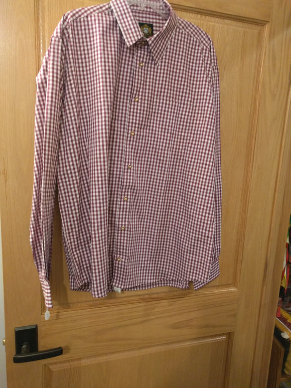 94780 Hammerschmid Purple white checkered Men Trachten Shirt - German Specialty Imports llc