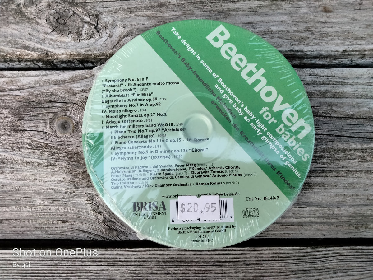 CD Beethoven for Babies – German Specialty Imports llc