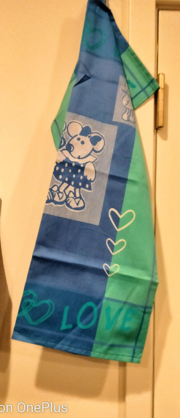 LOVE Dish Towel with Mickey Mouse - German Specialty Imports llc