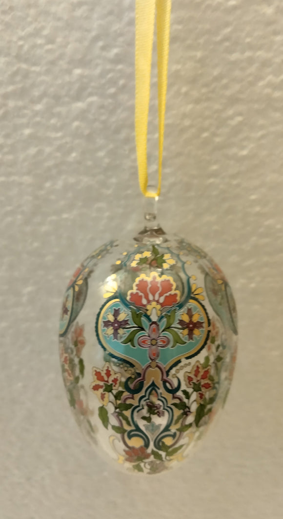 2007 Hutschenreuther Annual Limited Edition Crystal Easter Egg  Ornament 