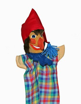 5001 Lotte Sievers Hahn Punch  Hand Carved Glove Hand Puppet - German Specialty Imports llc