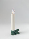 Lumix Super Light MIni Cable Free Electric Christmas Tree Candles with remote - Basis 12 set - German Specialty Imports llc