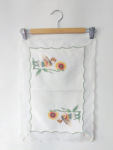 Flower Fairy Embroidered Tablecloth, Table Runner - German Specialty Imports llc