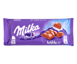 702848 Milka Bubbly Alpine Milk Chocolate - German Specialty Imports llc