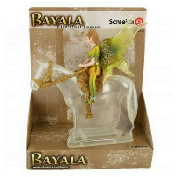 Hand Painted Schleich Bayala Elf riding set, Tinuveel 42044 Play Figurine - German Specialty Imports llc