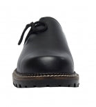 1224 Stockerpoint  Haferl Leather Shoe Black Nappa Rubber sole - German Specialty Imports llc