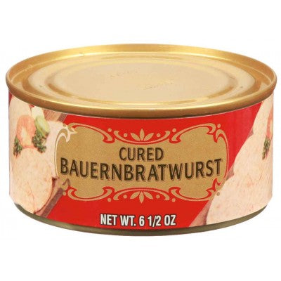 Geier's Bauernbratwurst Farmers Bratwurst in Tin - German Specialty Imports llc