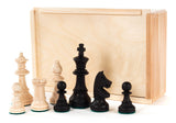 Hand Made Wooden Chess Figurines in Wooden Box - German Specialty Imports llc