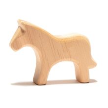 00525 Ostheimer Natural Wood Horse - German Specialty Imports llc