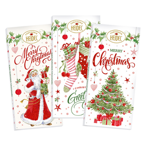 200173 Confisserie Heidel  White Choco Christmas Greetings  3.5 oz - German Specialty Imports llc