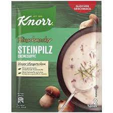 Knorr  Feinschmecker Steinpilz / porcini Mushroom  Soup  Product of Germany - German Specialty Imports llc